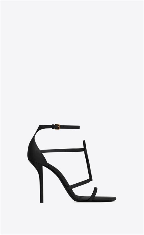 ysl t-strap sandal|CASSANDRA sandals in smooth leather .